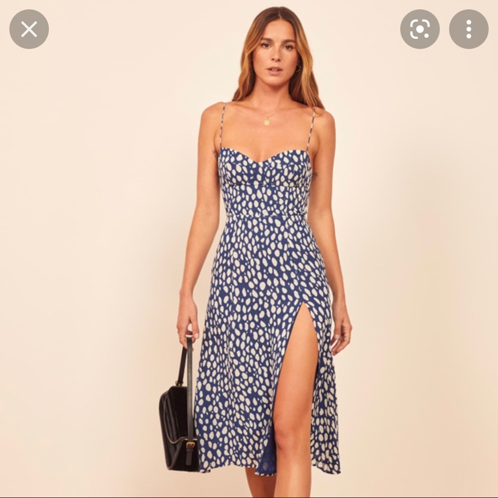 NWT NEW WITH TAGS REFORMATION JULIETTE DRESS DUPE BY GOLDIE WILDFLOWERS
